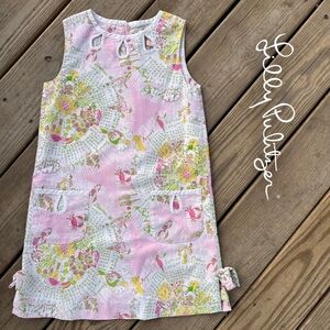 Lilly Pulitzer Originals Calendar Girl Dress 8 Vintage Rare HTF